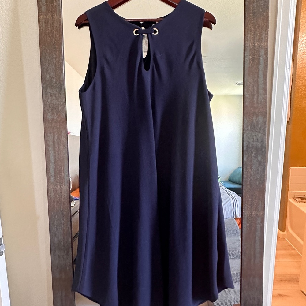 Cato Navy Sleeveless Mini Dress